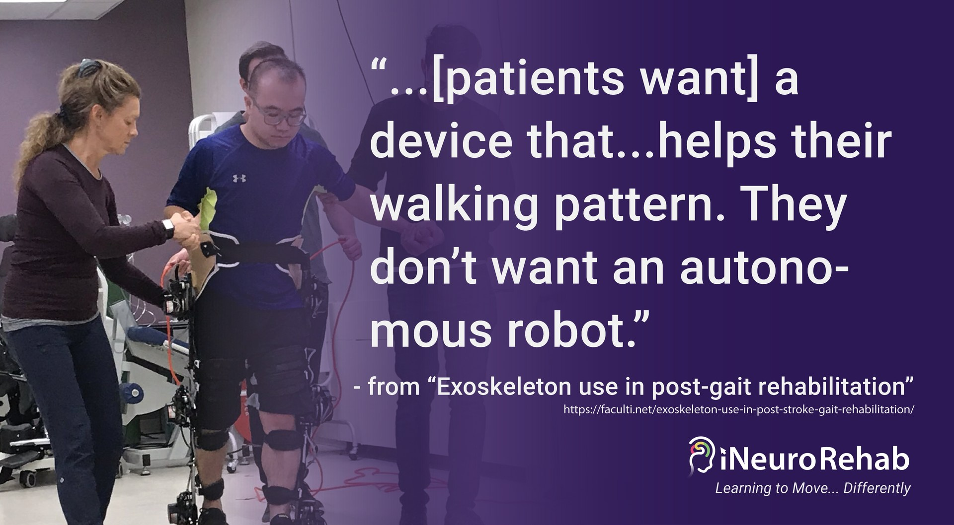 Exoskeleton use in post-stroke gait rehabilitation