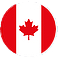 circular icon of the canadian flag